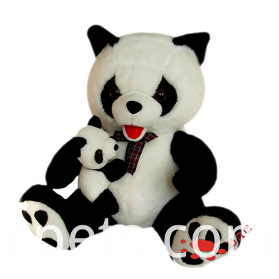 familia de pandas de peluche plush panda family